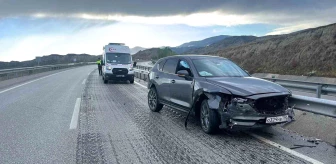 Rus vatandaşı Tosya'da kaza geçirdi