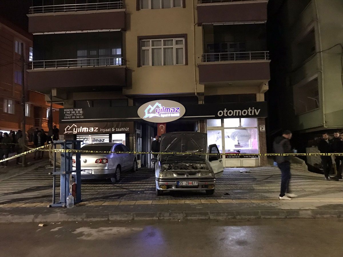 Samsun'da iş yeri kundaklandı, 10 kişi gözaltına alındı