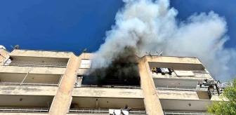 Şanlıurfa'da bir binada çıkan yangında 1 kişi dumandan etkilendi
