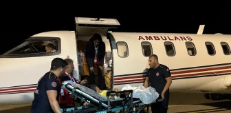 Şırnak'ta yüksek ateşli çocuk ambulans uçakla Ankara'ya nakledildi