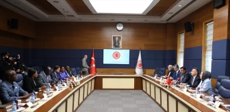 TBMM Dışişleri Komisyonu Başkanı Fuat Oktay, Fildişi Sahili-Türkiye Parlamentolar Arası Dostluk Grubu Başkanı N'Guessan Koffi Eugene ve beraberindeki heyeti kabul etti