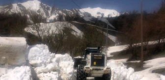 Hakkari'de kar nedeniyle kapalı olan köy ve üs bölgelerinin yolu açılıyor