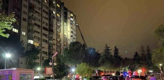 Bakırköy'de 15 Katlı Binada Yangın Çıktı