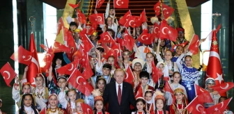 Cumhurbaşkanı Erdoğan, 23 Nisan'da çocuklarla buluştu