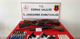 Edirne'de Ruhsatsız Silah Operasyonu: 2 Şüpheli Gözaltına Alındı