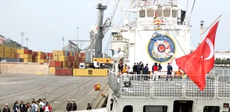 Samsun'da 23 Nisan Ulusal Egemenlik ve Çocuk Bayramı kapsamında gemi ziyaretleri başladı