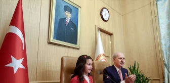 TBMM Başkanı Numan Kurtulmuş, 23 Nisan Ulusal Egemenlik ve Çocuk Bayramı'nda koltuğunu öğrenciye devretti