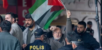 Almanya Cumhurbaşkanı'na Ankara'da İsrail'e protestosu