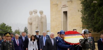 Almanya Cumhurbaşkanı Steinmeier Anıtkabir'i Ziyaret Etti