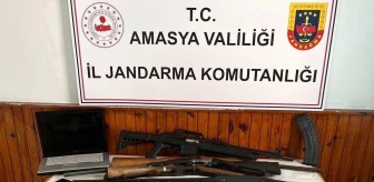 Amasya'da Ruhsatsız Silah Operasyonu: 3 Tabanca ve 6 Av Tüfeği Ele Geçirildi
