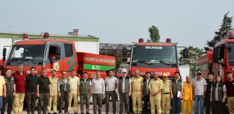 Balıkesir'de yangın tatbikatı gerçekleştirildi