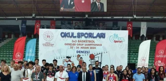 Okul Sporları 3x3 Basketbol Gençler Grup Şampiyonası Denizli'de Gerçekleşti
