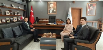 Bilecik Valisi Şefik Aygöl, Pazaryeri Belediye Başkanı Zekiye Tekin'i ziyaret etti