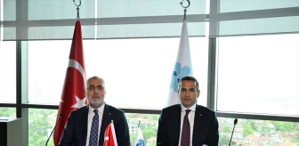 Çalışma ve Sosyal Güvenlik Bakanı Vedat Işıkhan, TİSK Başkanı Akkol'u ziyaret etti