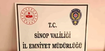Sinop'ta şüpheli şahsın üst aramasında metamfetamin ele geçirildi