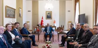 TBMM Başkanı Numan Kurtulmuş, Macaristan Adalet Bakanı Bence Tuzson'u kabul etti