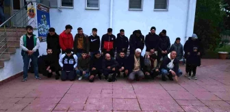 Tekirdağ'da 21 kaçak göçmen yakalandı