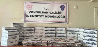 Zonguldak'ta Kaçakçılık Operasyonu: 24 Bin 400 Makaron Ele Geçirildi