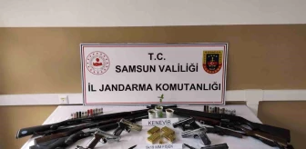 Samsun'da silah ve mühimmat operasyonu düzenlendi