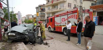 Kırıkkale'de cip ile otomobil çarpıştı: 2'si ağır 3 yaralı