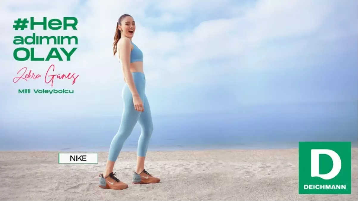 Milli Voleybolcu Zehra Güneş 'Her Adımım Olay, Her Adımım Deichmann' sloganı ile DEICHMANN'ın Yeni Reklam Yüzü Oldu!