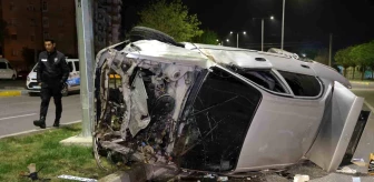Aksaray'da Otomobil Takla Attı: Sürücü Ağır Yaralandı