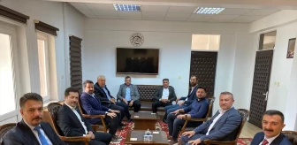 Taraklı Belediye Başkanı İbrahim Pilavcı, Kaymakam Burak Serttaş'ı ziyaret etti