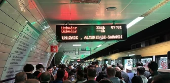 Üsküdar-Samandıra Metro Hattı'nda seferler 72 saat sonra normale döndü