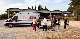 Antalya'da motosiklet kazası: 1 kişi yaralandı