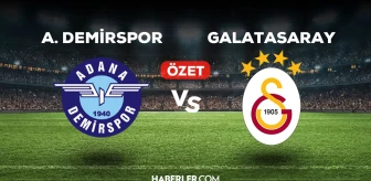 Adana Demirspor Galatasaray maç özeti ve golleri izle! (VİDEO) Adana Demirspor GS maçı özeti! Golleri kim attı, maç kaç kaç bitti?