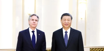 Çin Cumhurbaşkanı Xi Jinping, ABD Dışişleri Bakanı Blinken ile Görüştü