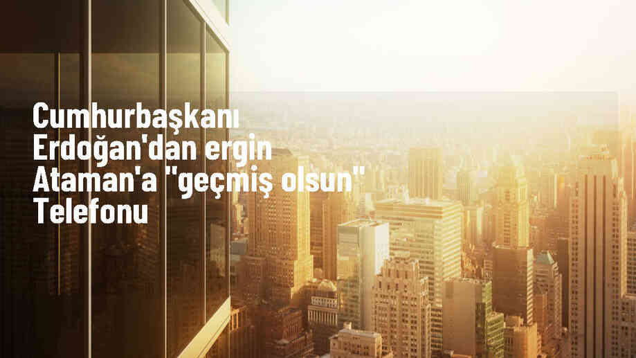 Cumhurbaşkanı Erdoğan, Ergin Ataman'a destek mesajı iletti