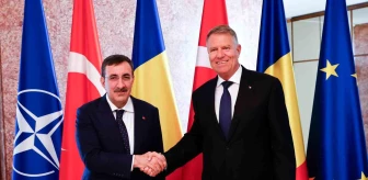 Cumhurbaşkanı Yardımcısı Cevdet Yılmaz Romanya'da Cumhurbaşkanı Iohannis ile Görüştü