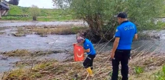 Dicle Nehri'nde Bulunan Türk Bayrağı Muhafaza Altına Alındı