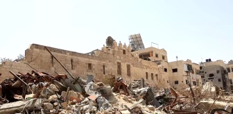 Gazze'deki Berkuk Kalesi İsrail saldırılarında yıkıldı