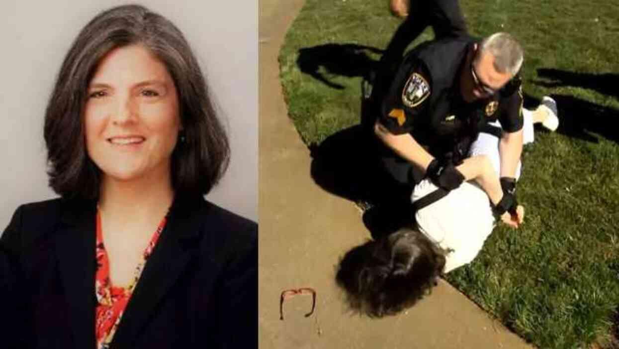 İnfial yaratan görüntü! Filistin'e destek veren profesörü ters kelepçeyle gözaltına aldılar İnfial yaratan görüntü! Filistin'e destek veren profesörü ters kelepçeyle gözaltına aldılar