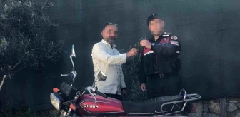 Karaman'da Çalıntı Motosiklet Jandarma Tarafından Bulundu