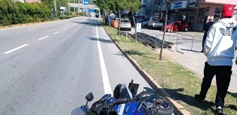 Karamürsel'de motosiklet yayaya çarptı