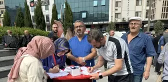 Rize'de kalp nakli bekleyen Esila için organ bağışı kampanyası düzenlendi