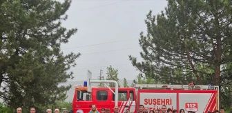 Sivas'ın Suşehri ilçesinde öğrencilere yangın ve deprem eğitimi verildi