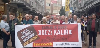 TMMOB Samsun Şubesi Gezi Davası Tutuklularının Serbest Bırakılmasını İstedi
