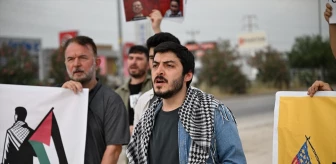 Adana'da İsrail'in Gazze'ye yönelik saldırılarına tepki gösterildi