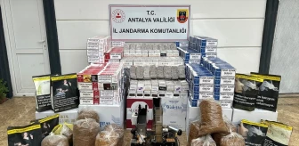Antalya'da kaçak tütün operasyonunda 2 şüpheli yakalandı