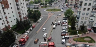 Kayseri'de bir evin balkonunda çıkan yangın kontrol altına alındı