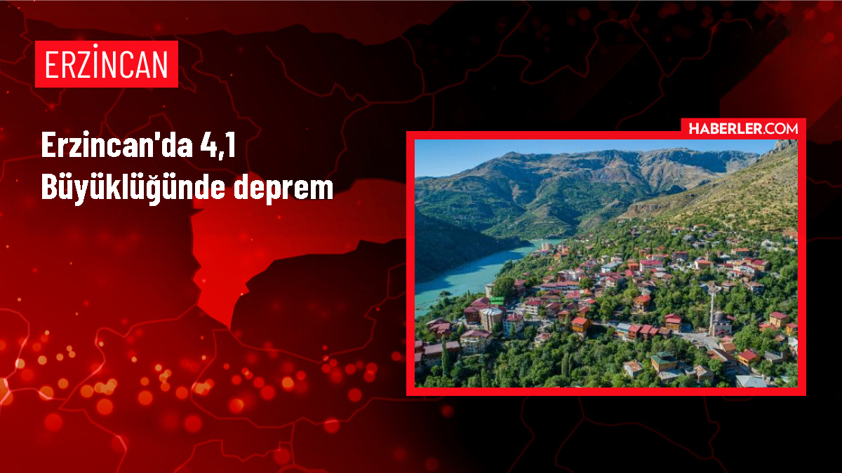 Erzincan'ın Tercan ilçesinde 4,1 büyüklüğünde deprem meydana geldi