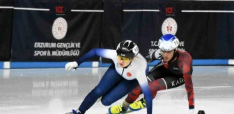 Short Track Türkiye Şampiyonası Erzurum'da Başladı