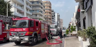 Adana'da kafedeki yangın korkuttu