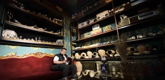 Karabük'te Antika Eşyalarla Donatılan İş Yeri Müşterilerine 100 Yıl Öncesine Yolculuk Yaptırıyor