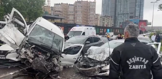 İstanbul'da 7 aracın karıştığı zincirleme kaza: 8 yaralı