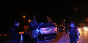 Burdur'da Otomobil Çarpışması: Yaralı Sürücü Hastaneye Kaldırıldı